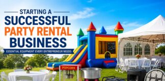 Starting a Successful Party Rental Business: Essential Equipment Every Entrepreneur Needs