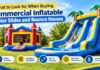 What to Look for When Buying Commercial Inflatable Water Slides and Bounce Houses